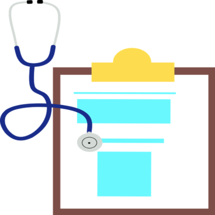 checklist en stethoscoop